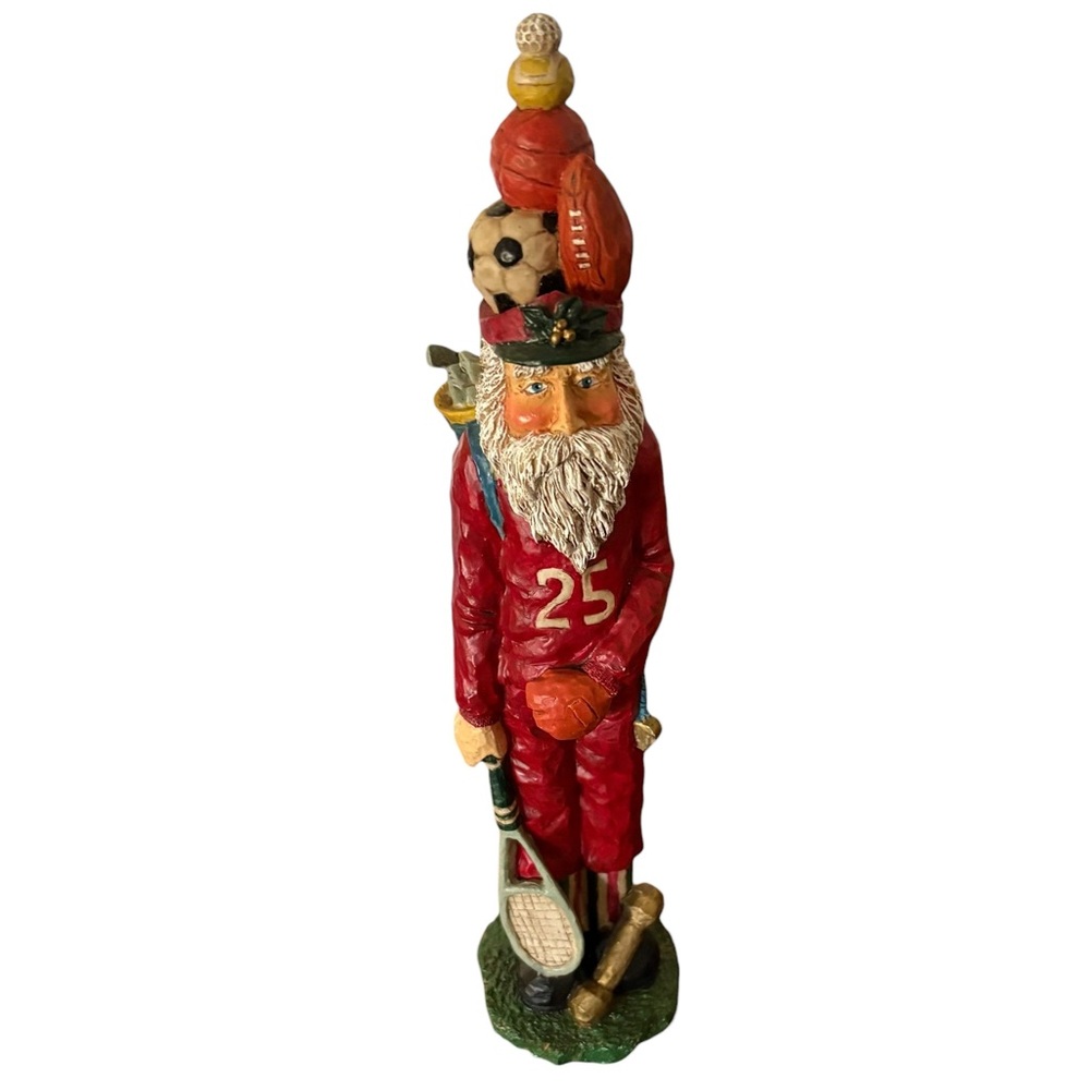 Vintage Midwest of Cannon Falls Sportsman Santa Number 25 Collectible Figurine
